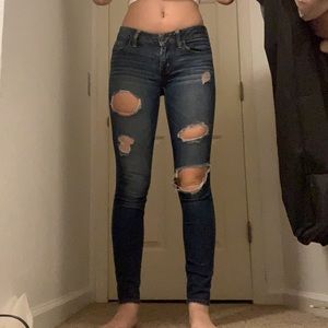 low rise american eagle jeans